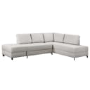 Ecksofa mit Schlaffunktion Grau Flachgewebe Nea | Grau