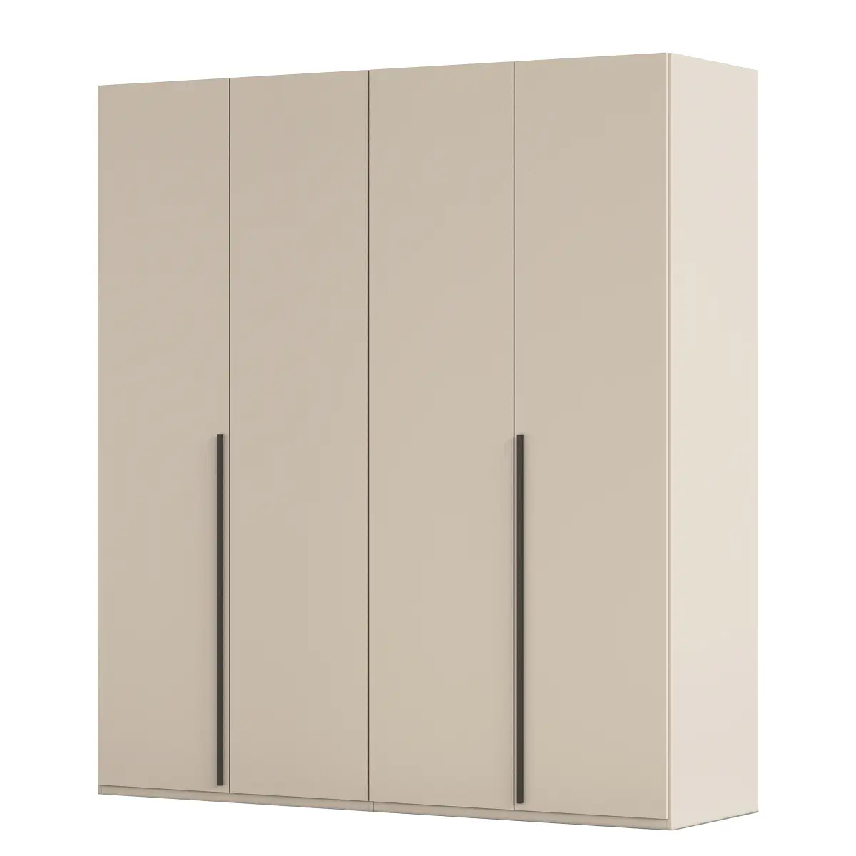 rauch Orange Drehtürenschrank Montclar - Griff Grau 201cm | Beige