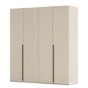 rauch Orange Drehtürenschrank Montclar - Griff Grau 201cm | Beige