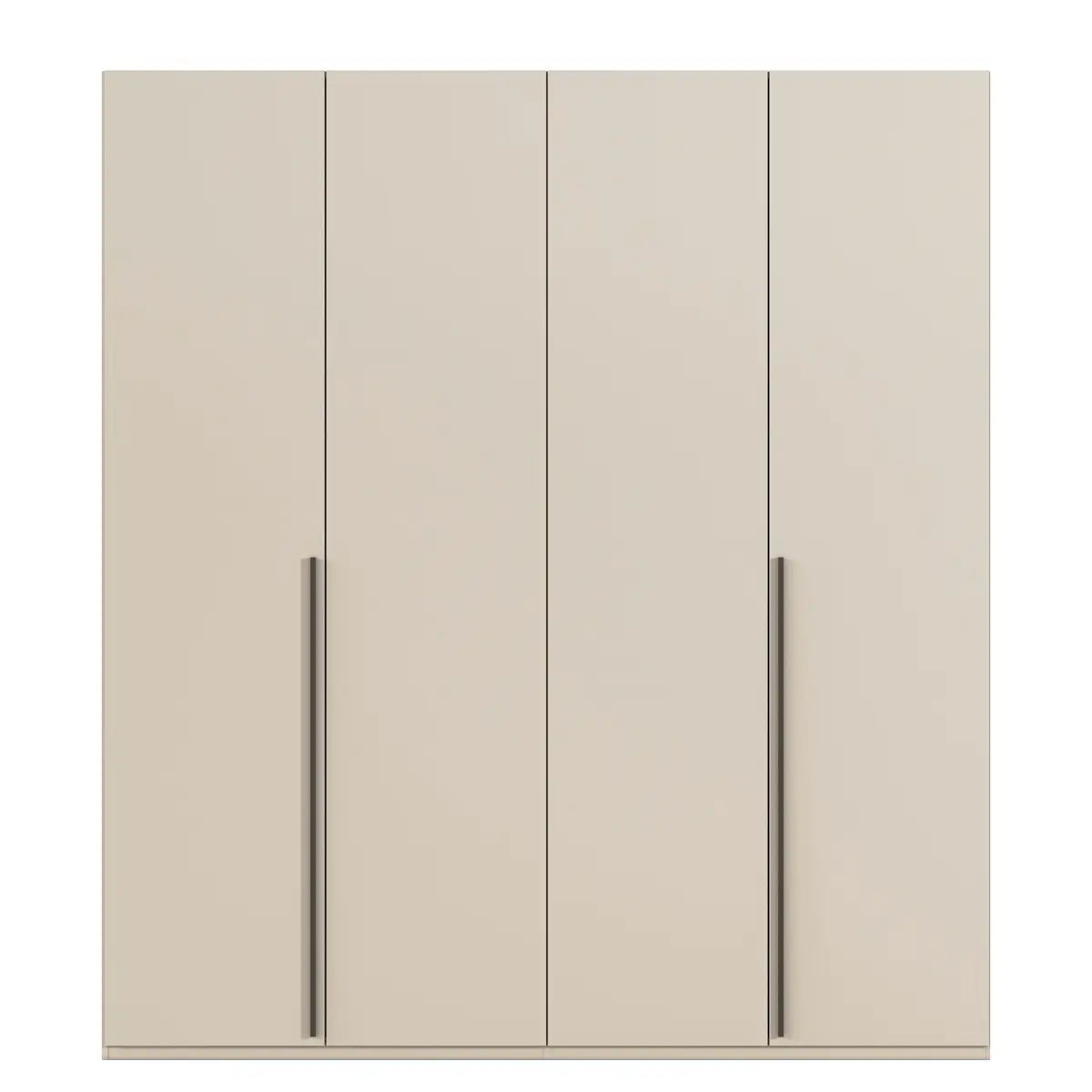 rauch Orange Drehtürenschrank Montclar - Griff Grau 201cm | Beige