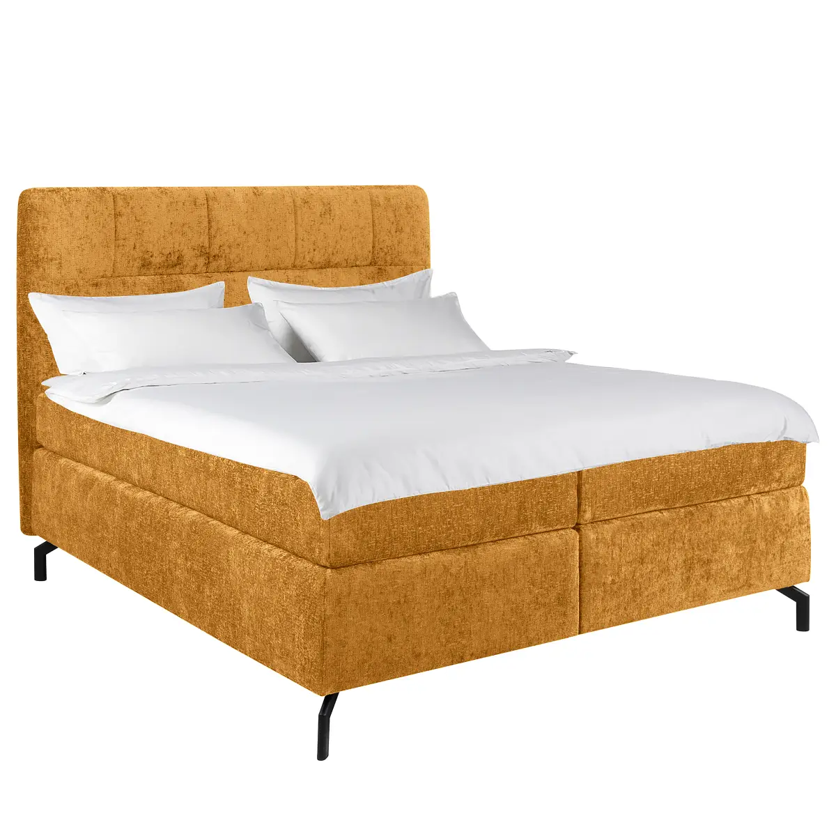 Boxspringbett Plumas 160 x 200cm | Gelb
