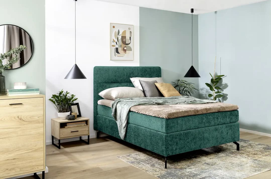 Loftscape Boxspringbett Plumas | Grün