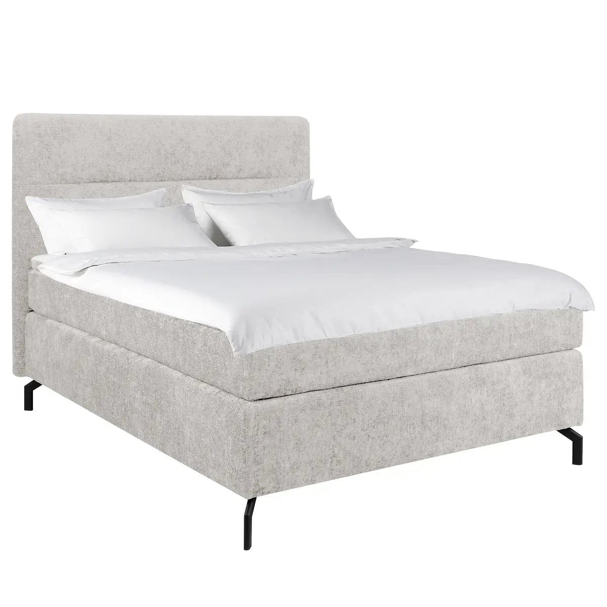 Loftscape Boxspringbett Plumas | Silber