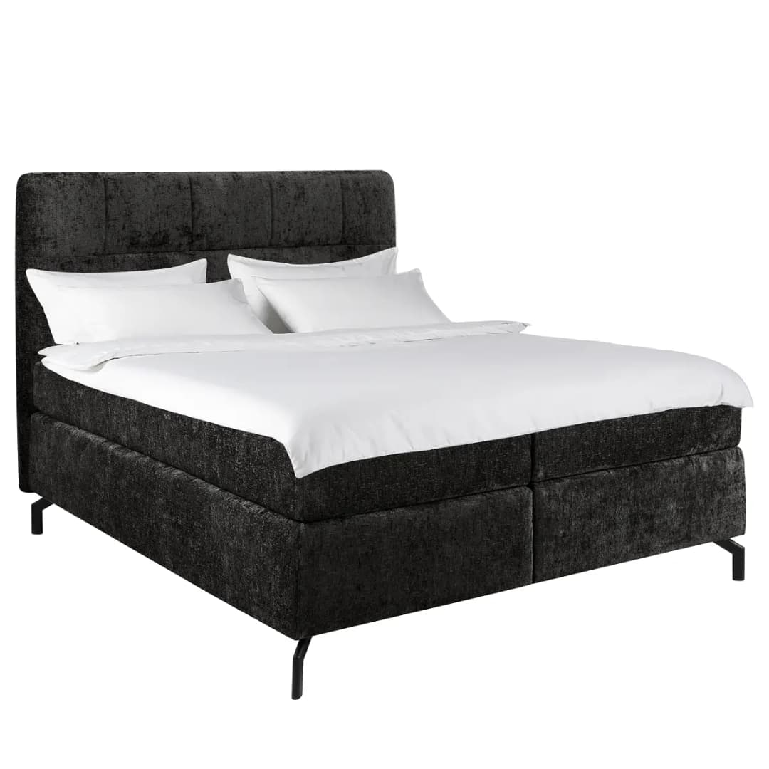 Loftscape Boxspringbett Plumas | Schwarz