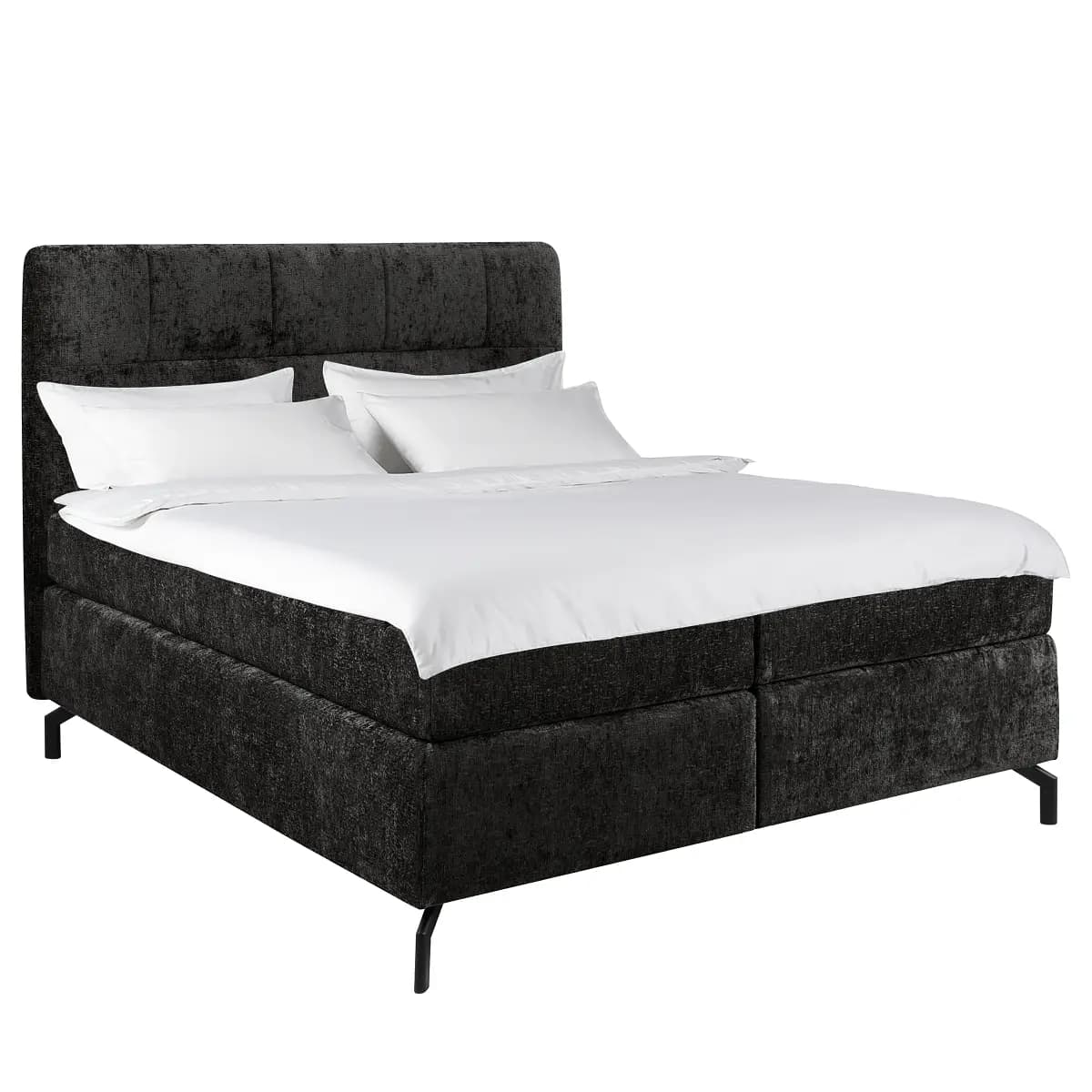 Loftscape Boxspringbett Plumas | Schwarz