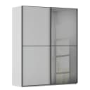 rauch Orange Schwebetürenschrank Lagaro 201cm Grau/Seidengrau Classic