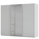 Schwebetürenschrank Lagaro 271cm Grau/Seidengrau Comfort Grau