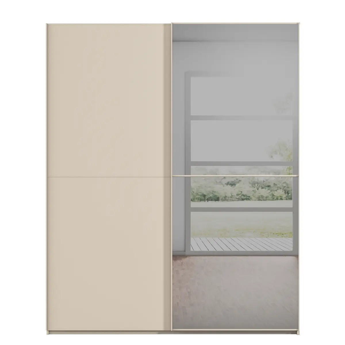 rauch Orange Schwebetürenschrank Lagaro | Beige