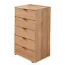 home24 Kommode mit 5 Schubladen | Holztöne