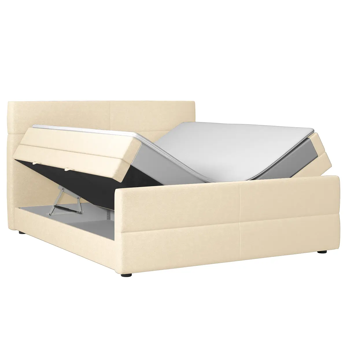 loftscape Boxspringbett Pria Beige 180x200cm | Beige