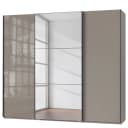 Schwebetürenschrank Indiana | Grau