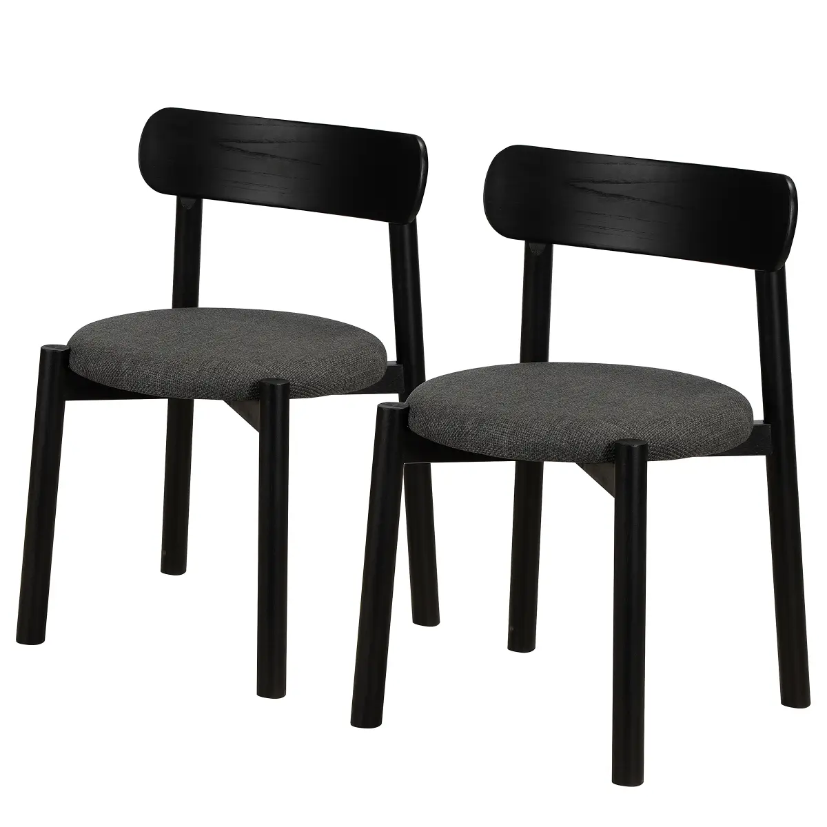 Esszimmerstuhl TARO 2er-Set | Grau