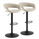 loftscape Barhocker Sumaika III (2er-Set) | Beige