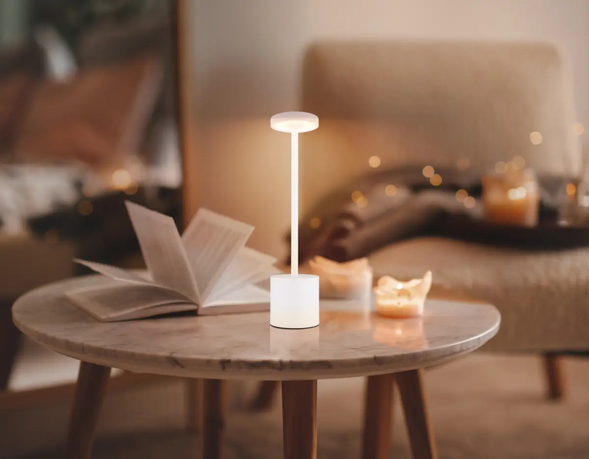 Globo Lighting LED-Tischleuchte Polina | Weiß