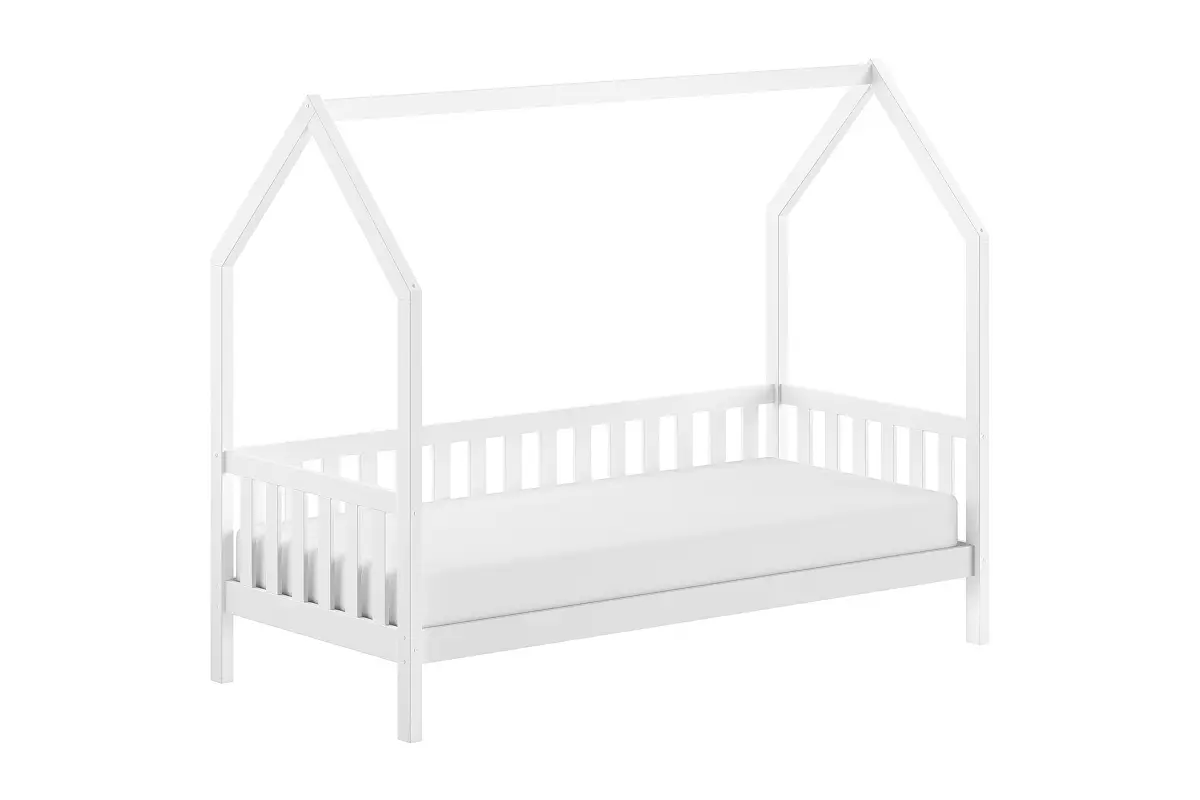 Massives Hausbett Cabane | Weiß