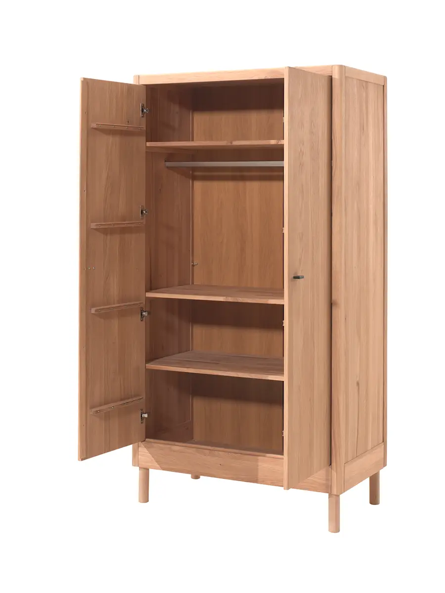 Jugendzimmer 4-tlg Schreibtisch 100cm Braun/Eiche | Holztöne
