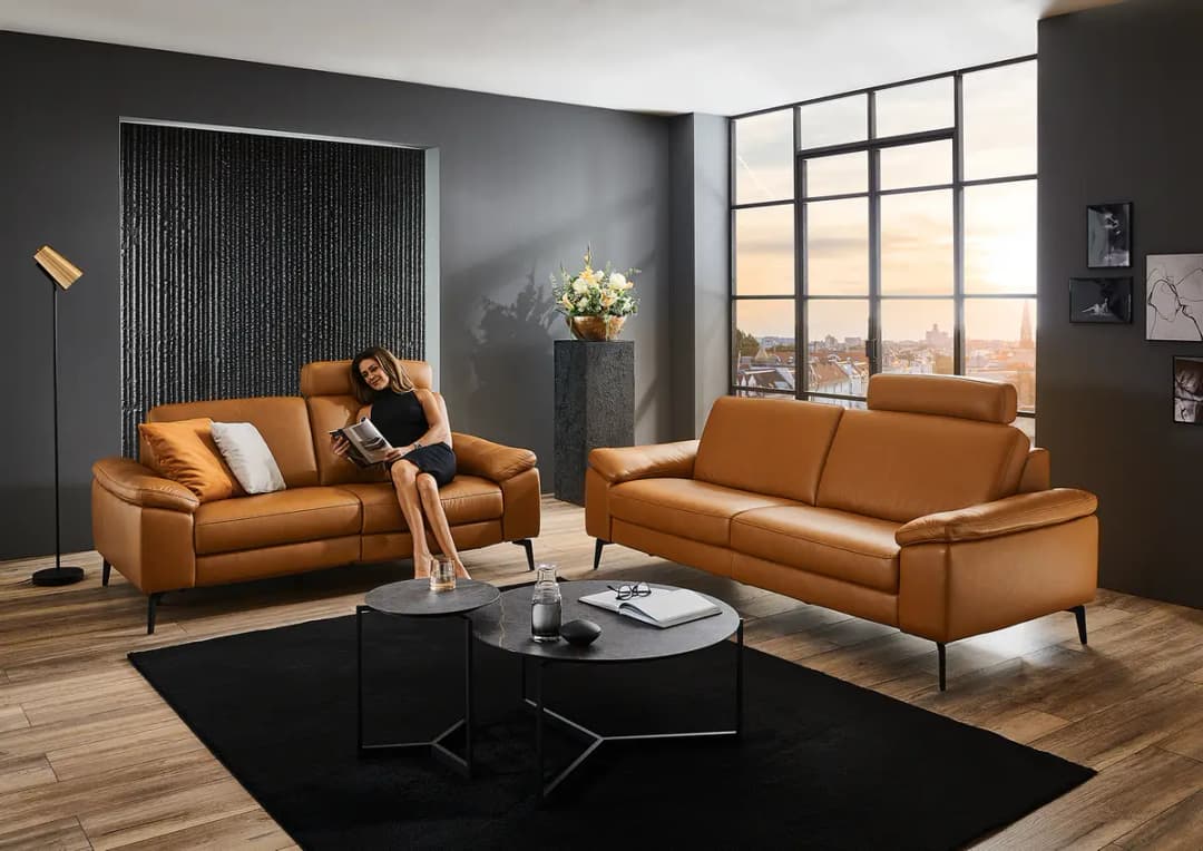 3-Sitzer Sofa SC Pure | Braun