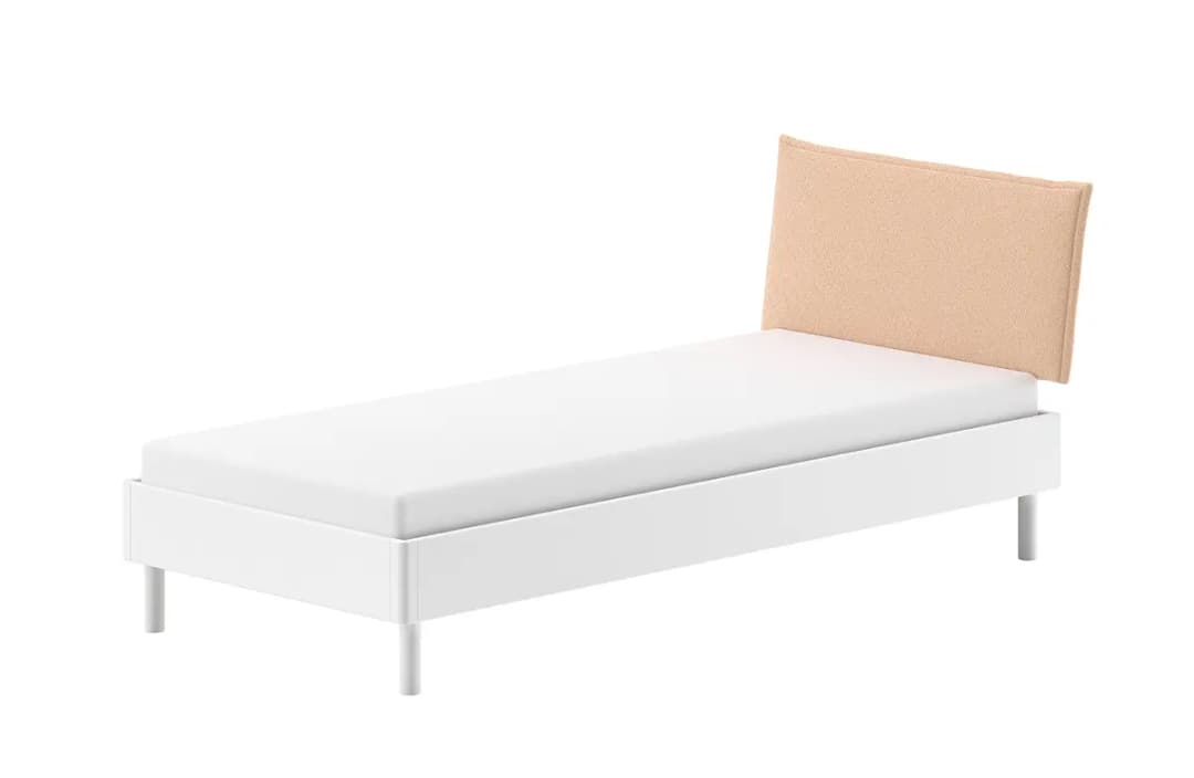 Jugendzimmer 3-tlg Polster Typ A 90 x 200cm Weiß/Weiß | Weiß