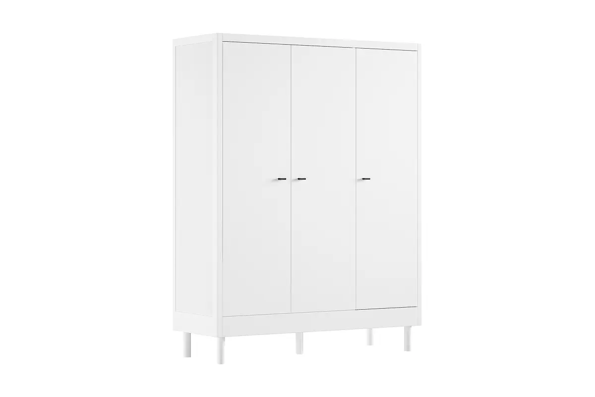 Jugendzimmer 3-tlg Polster Typ A 90 x 200cm Weiß/Weiß | Weiß