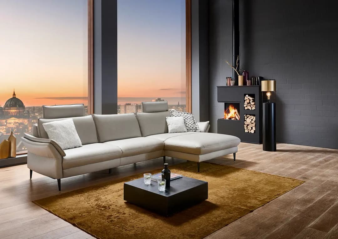 Ecksofa Bern | Grau