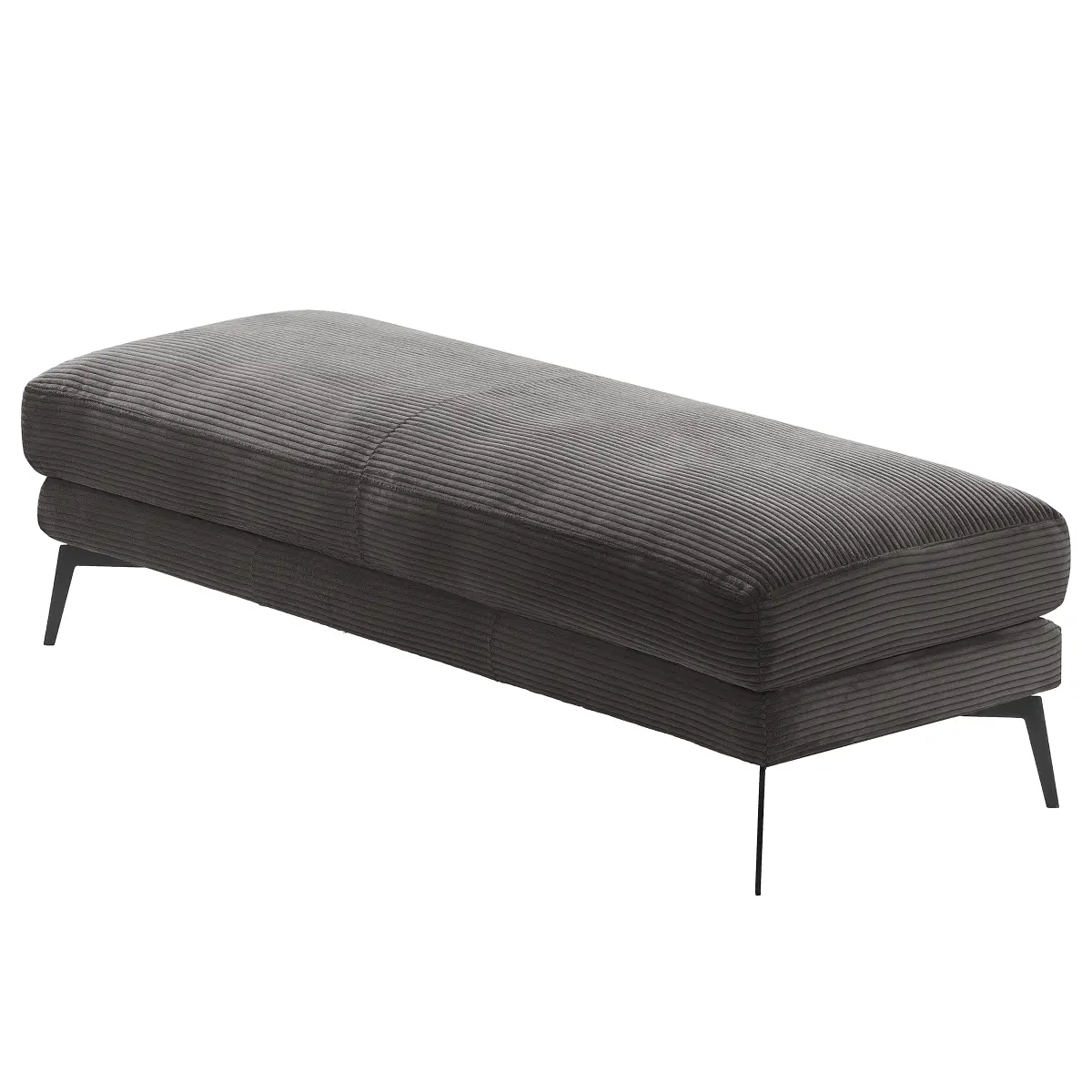 Polsterhocker Lola | Grau