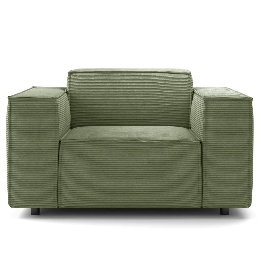 Sessel Grün Cordstoff Scilla | Grün