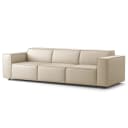 3-Sitzer Sofa Beige Webstoff Liane | Beige