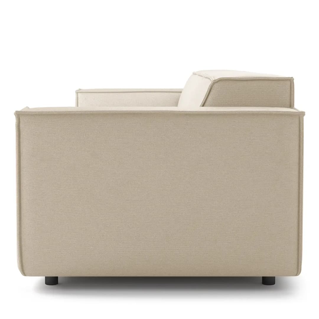 3-Sitzer Sofa Beige Webstoff Liane | Beige