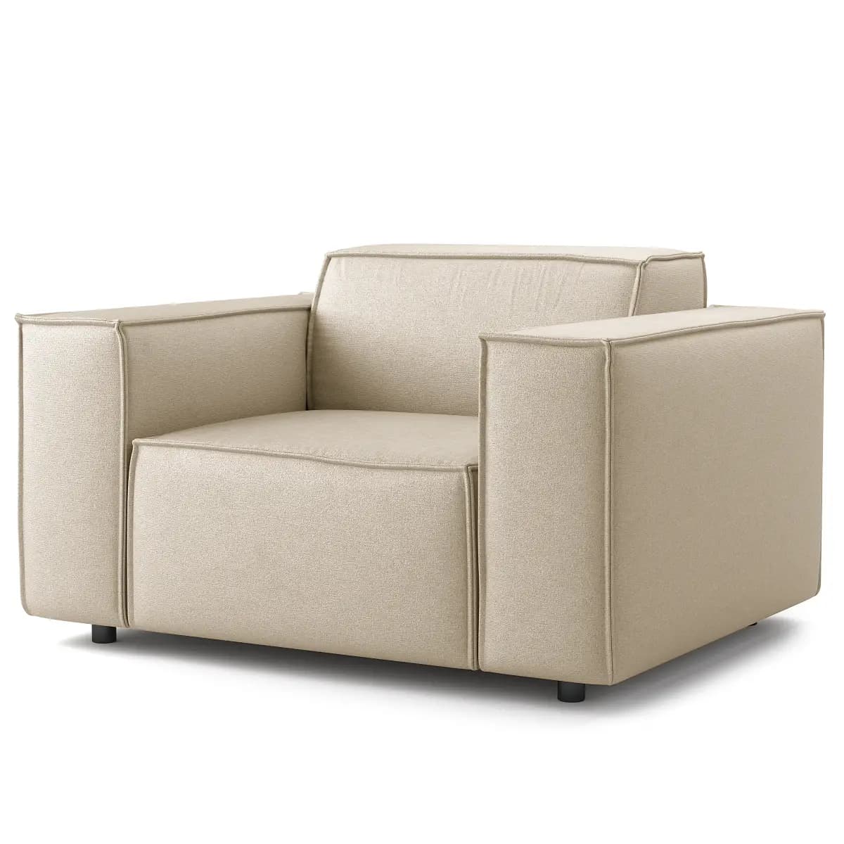 Sessel Beige Webstoff Liane | Beige
