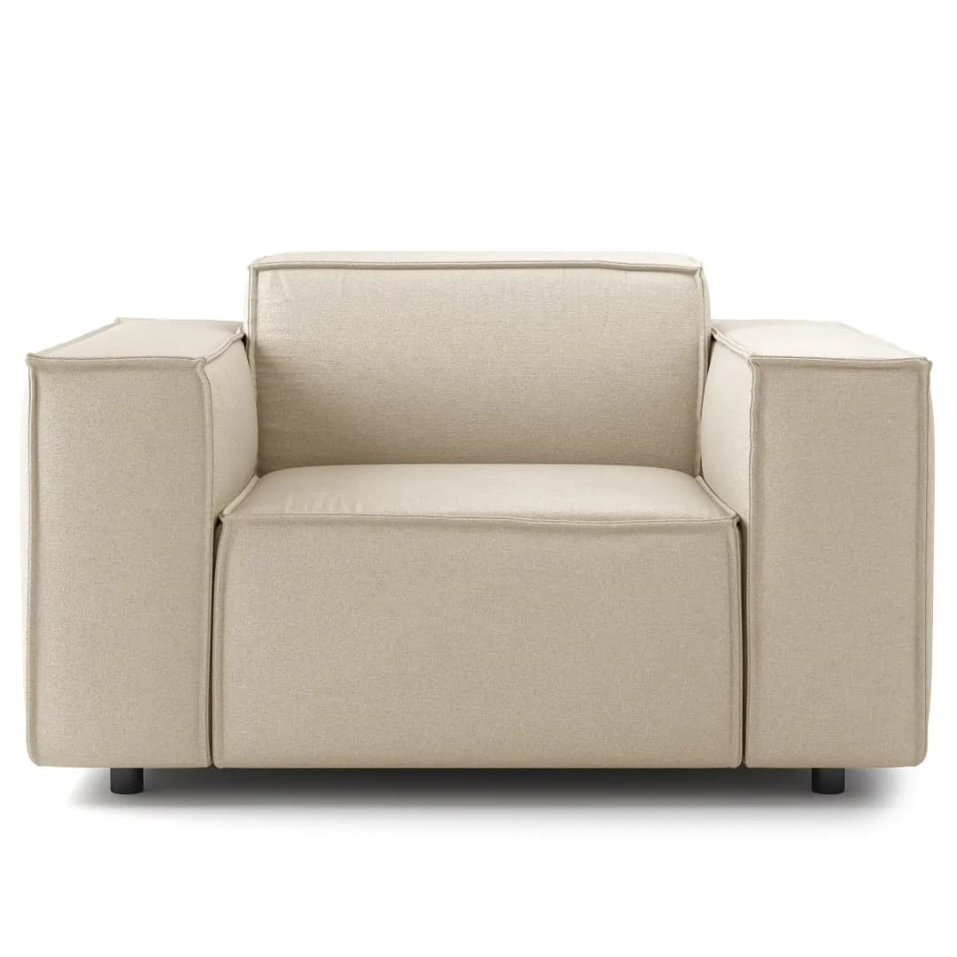 Sessel Beige Webstoff Liane | Beige