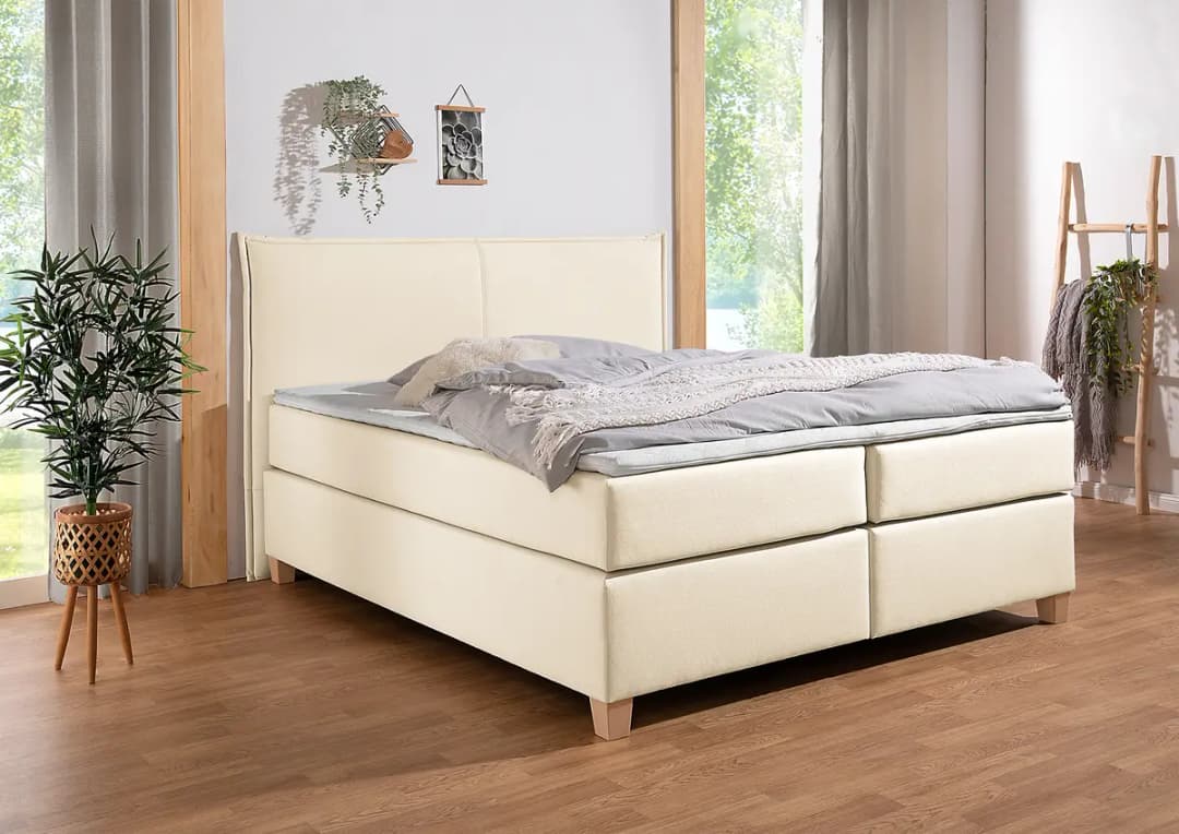 Boxspringbett Flyndra | Beige