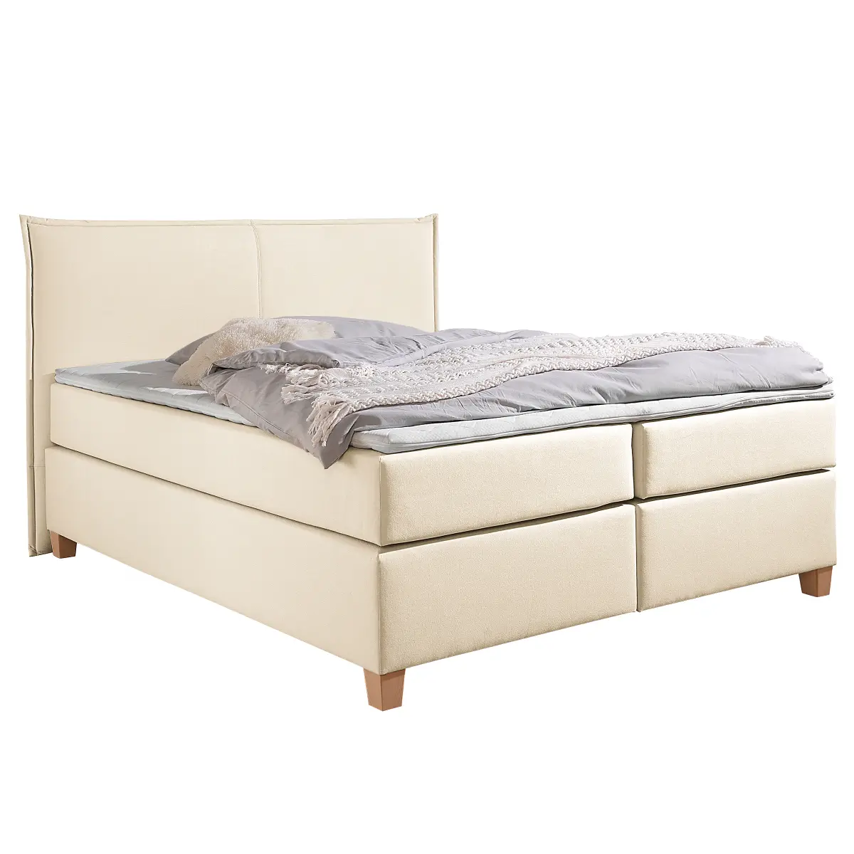 Boxspringbett Flyndra | Beige