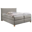 Norrwood Boxspringbett Flyndra 200x200cm Grau | Grau