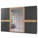 Wimex Drehtürenschrank mit Spiegel 313cm | Grau