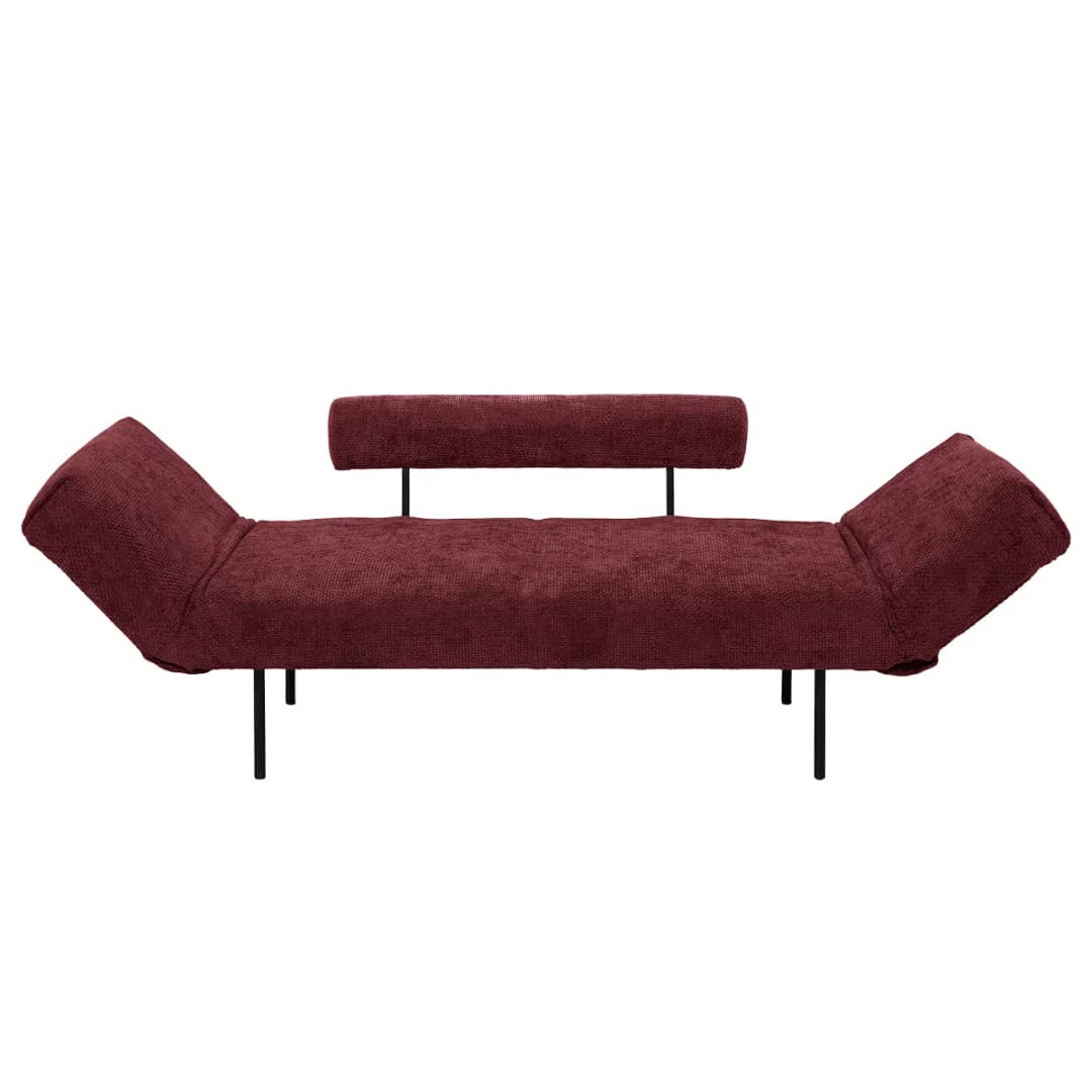 Schlafsofa Rot Chenille Francie | Rot