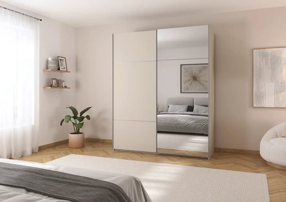 rauch Orange Schwebetürenschrank Covalo | Beige