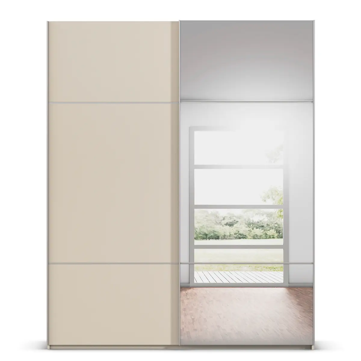 rauch Orange Schwebetürenschrank Covalo | Beige