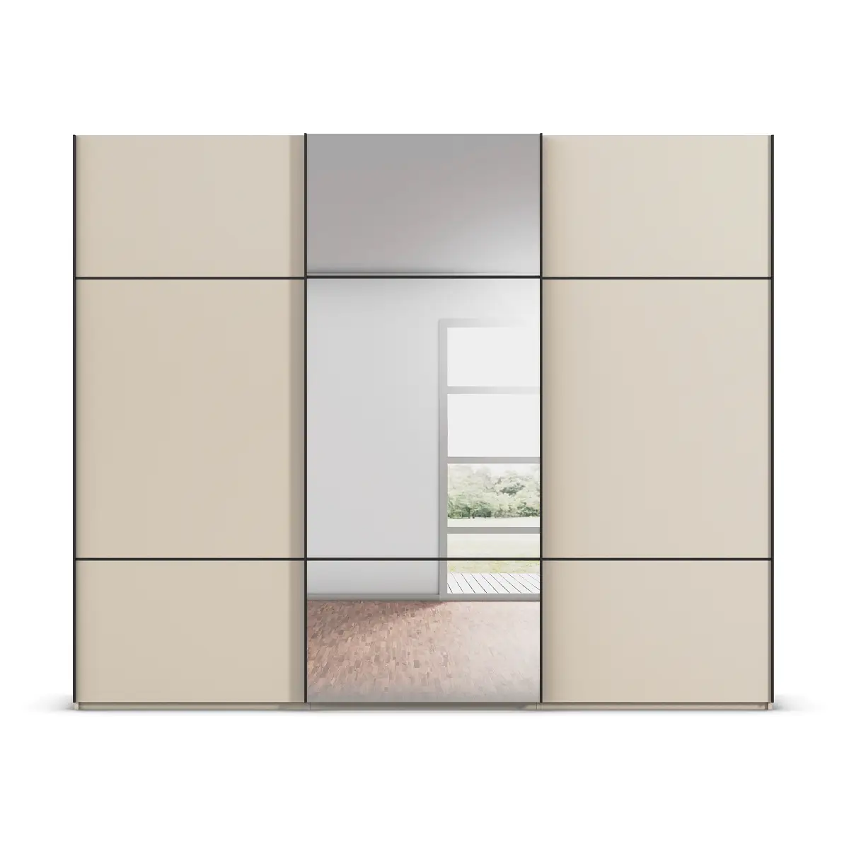 rauch Orange Schwebetürenschrank Covalo | Beige