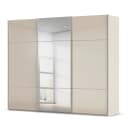 rauch Orange Schwebetürenschrank Covalo mit Glasfront 242cm | Beige