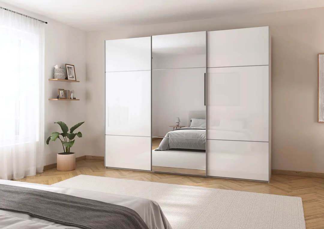 rauch Orange Schwebetürenschrank Covalo | Mehrfarbig