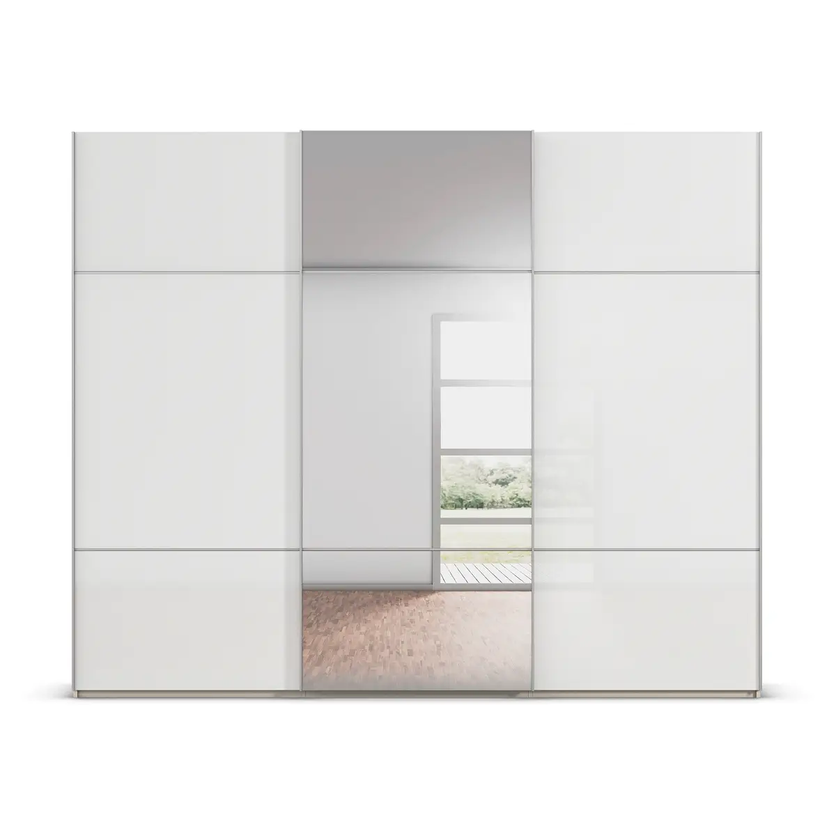 rauch Orange Schwebetürenschrank Covalo | Mehrfarbig