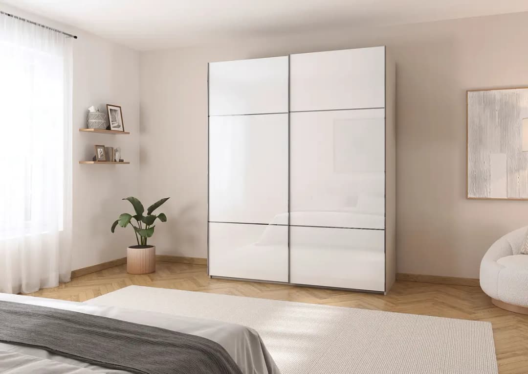 rauch Orange Schwebetürenschrank Covalo | Mehrfarbig