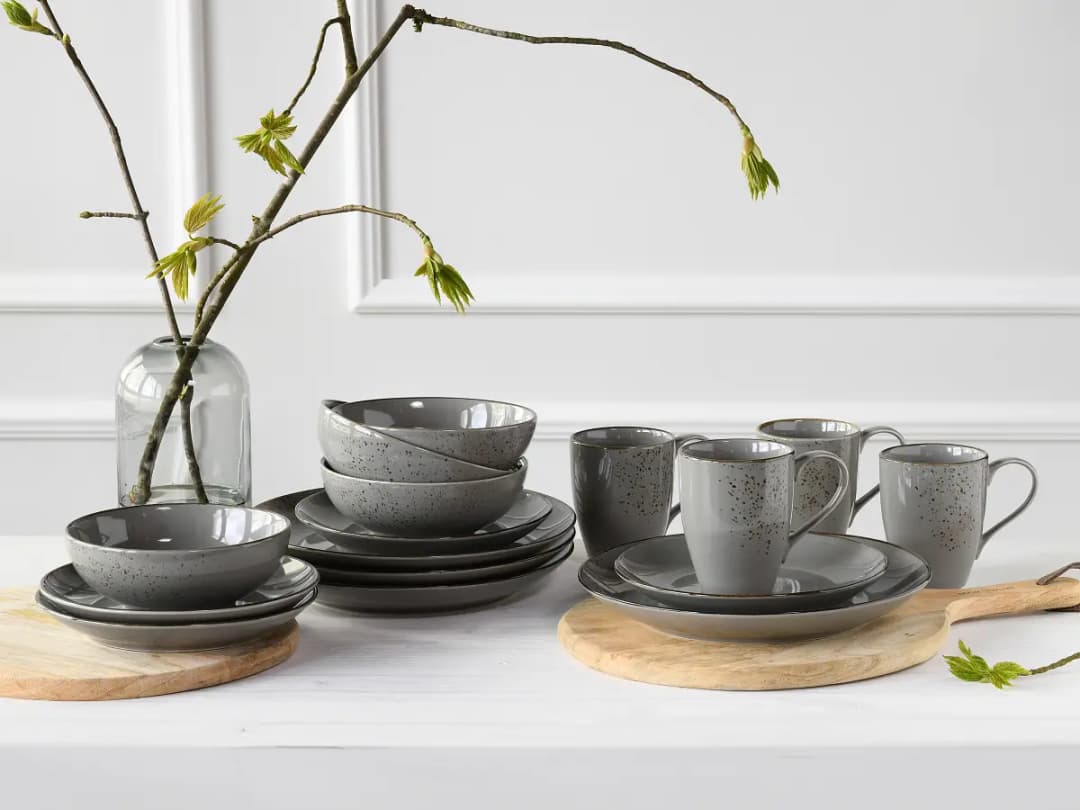 Creatable Nature Collection Kombiservice | Grau