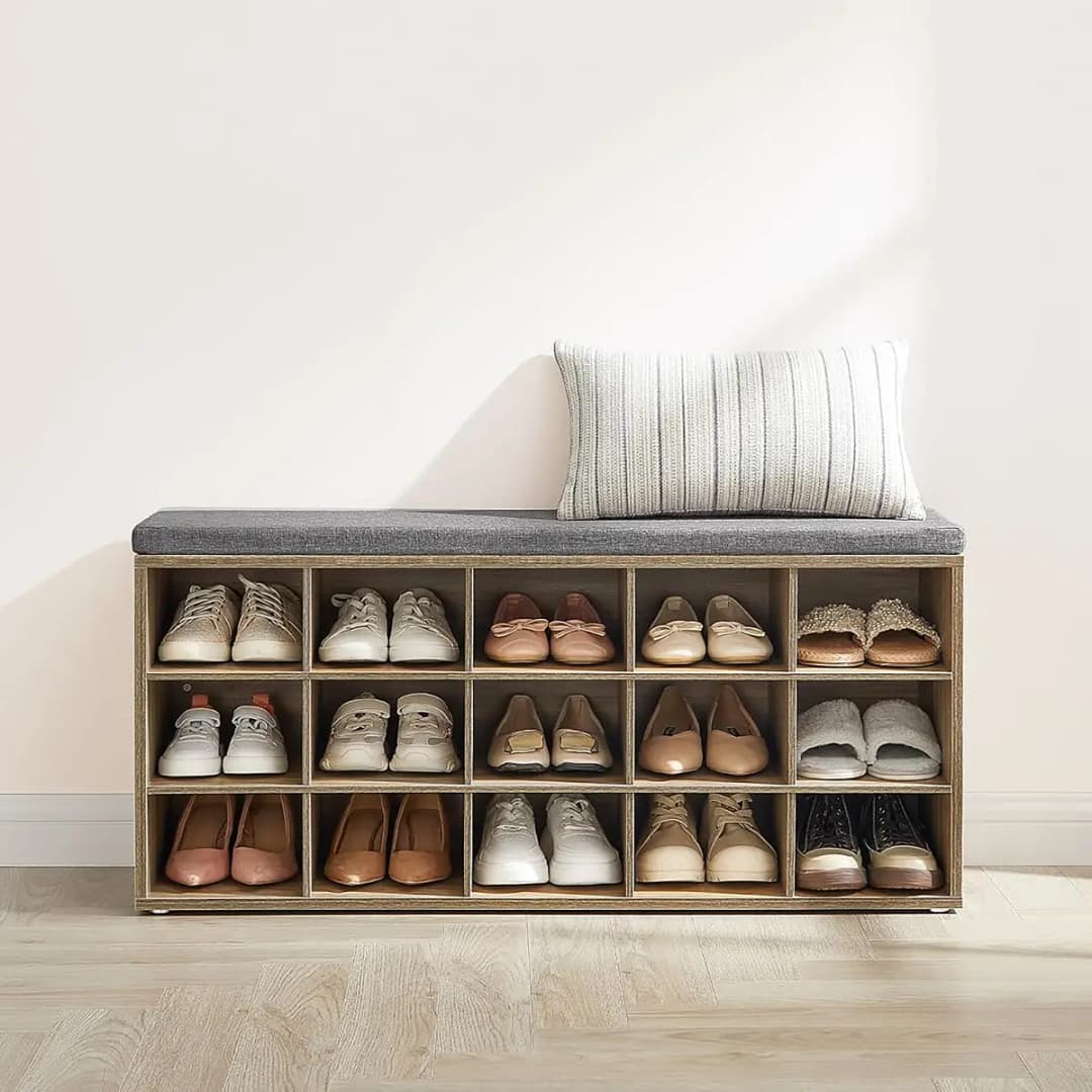 Schuhbank Typ A | Holztöne
