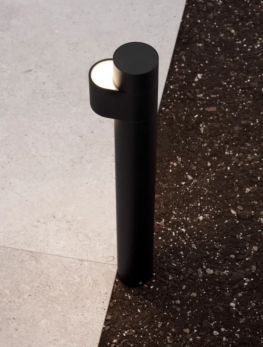 Wegeleuchte Aduro 65cm Schwarz/Schwarz | Schwarz
