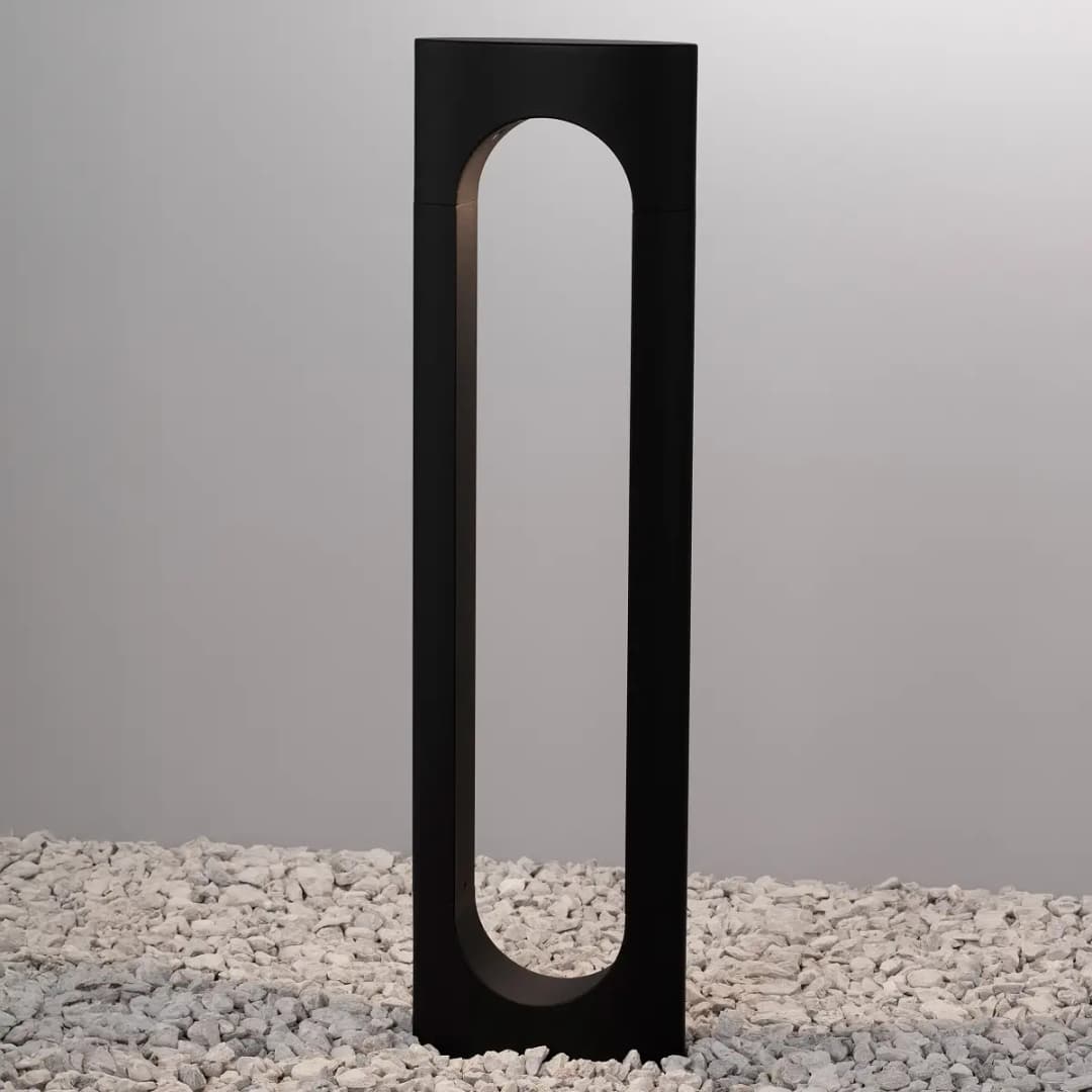 Wegeleuchte Portal 65cm Schwarz/Schwarz | Schwarz