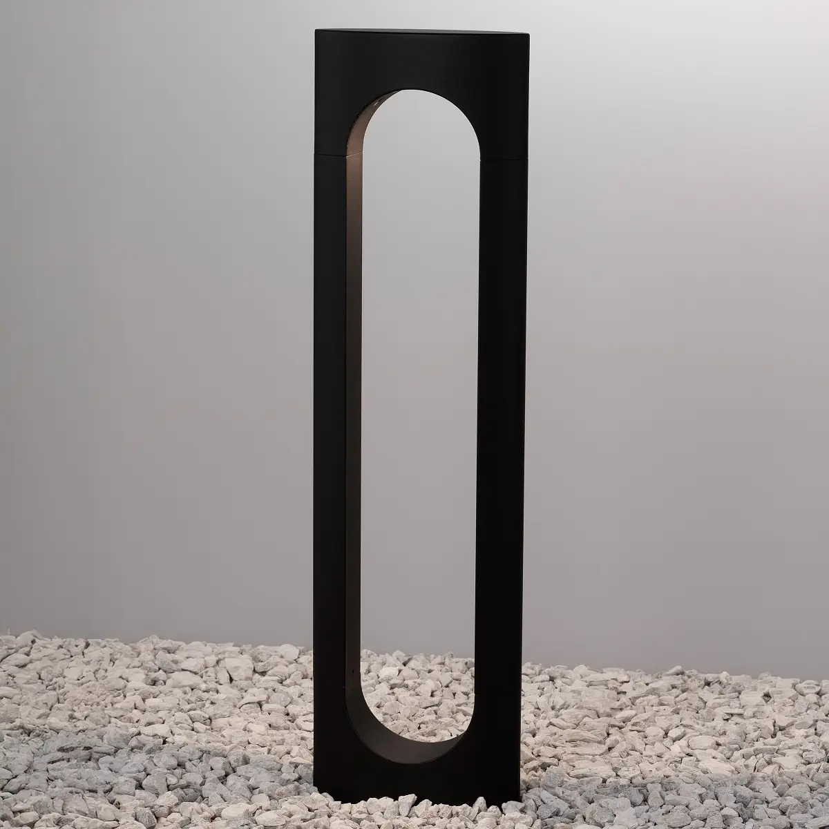 Wegeleuchte Portal 65cm Schwarz/Schwarz | Schwarz
