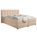 Boxbett Clonaslee 160 x 200cm Strukturstoff Cosma Beige H2