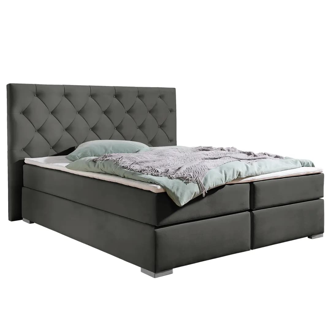 Boxspringbett Taiana | Grau