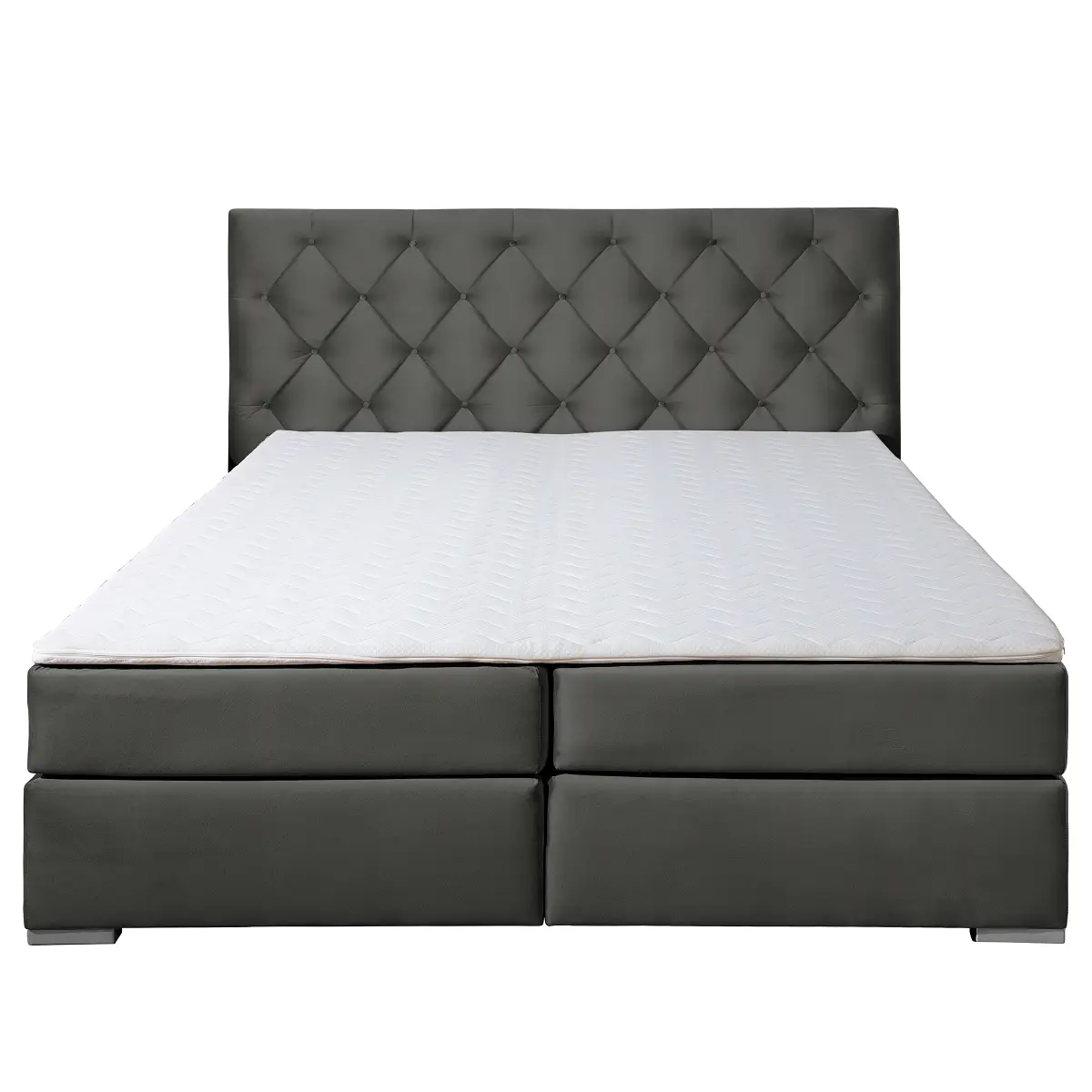 Boxspringbett Taiana | Grau